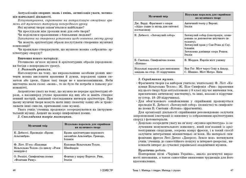 НУШ Мистецтво. 7 клас. Розробки уроків (Комаровська О.А.) y09179 фото
