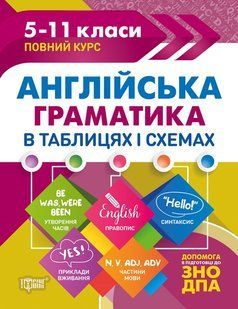 Англійська граматика в таблицях і схемах. 5-11 класи y08807 фото