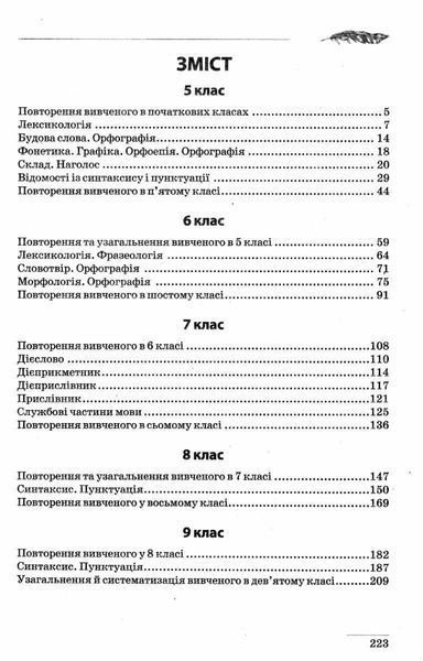 Збірник диктантів. Українська мова. 5-9 класи y08857 фото