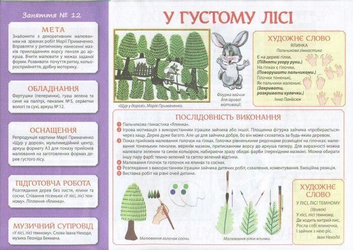 Творчість в дитячому садку. 3-4 роки. 1 частина y02650 фото