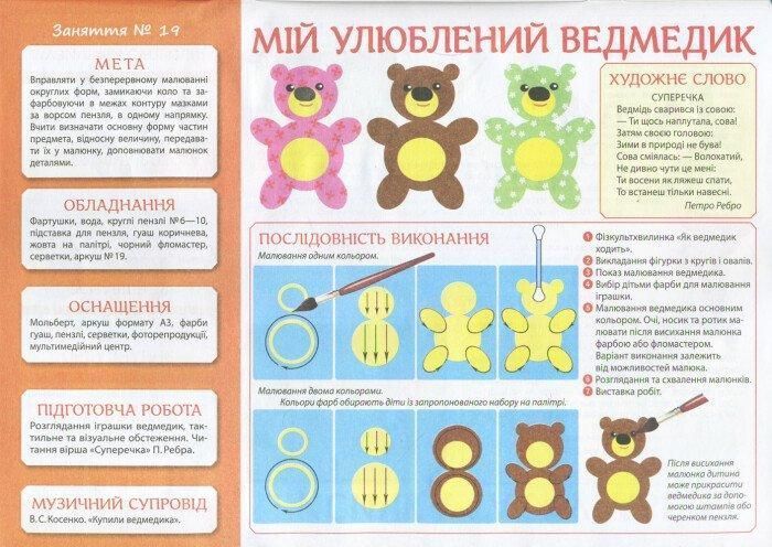 Творчість в дитячому садку. 3-4 роки. 1 частина y02650 фото