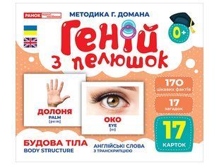 Геній з пелюшок. Будова тіла, демонстраційний матеріал y07649 фото