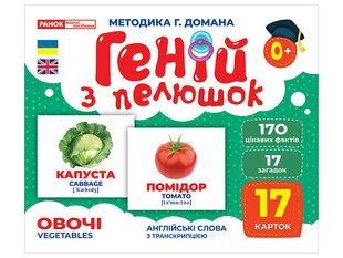 Геній з пелюшок. Овочі, демонстраційний матеріал y07654 фото
