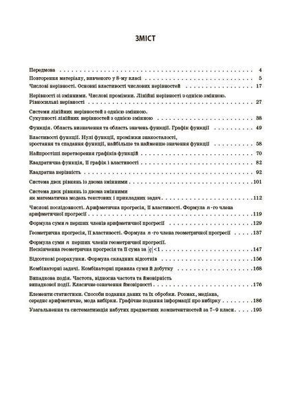 Мій конспект. Алгебра. 9 клас. Матеріали до уроків (Старова О.О.) y10272 фото