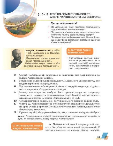 Українська література. 7 клас. Підручник (Авраменко О.) y05602 фото