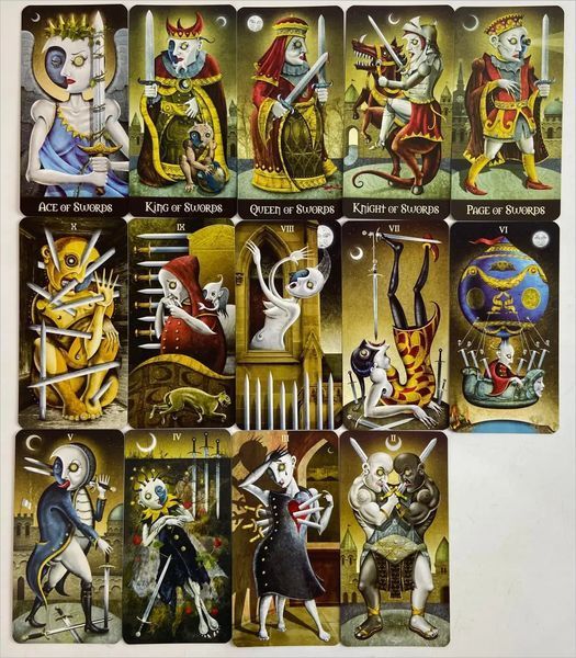 Карти Таро Божевільного Місяця. Deviant Moon Tarot. Borderless Edition 10876 фото