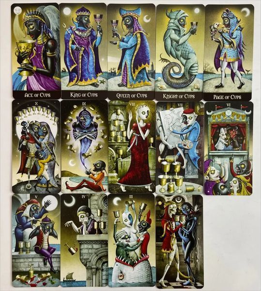 Карти Таро Божевільного Місяця. Deviant Moon Tarot. Borderless Edition 10876 фото
