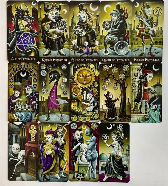 Карти Таро Божевільного Місяця. Deviant Moon Tarot. Borderless Edition 10876 фото