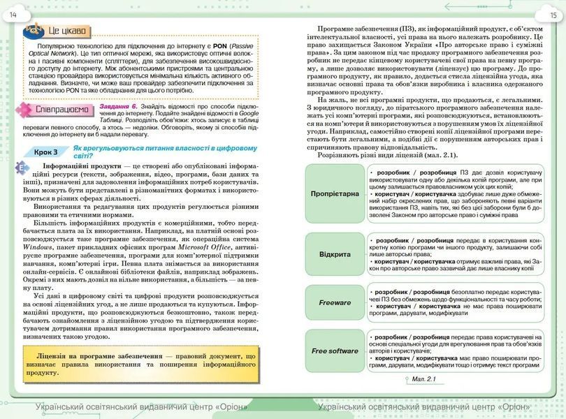 Інформатика. 8 клас. Підручник НУШ (Морзе Н.В.) y10170 фото