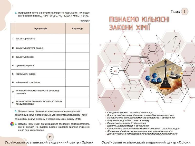 Хімія. 8 клас. Підручник НУШ (Ярошенко О.Г.) y10171 фото