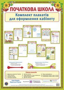Початкова школа. Комплект плакатів для оформлення кабінету y03213 фото